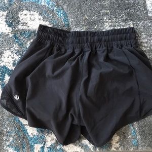 Black lulu lemon shorts